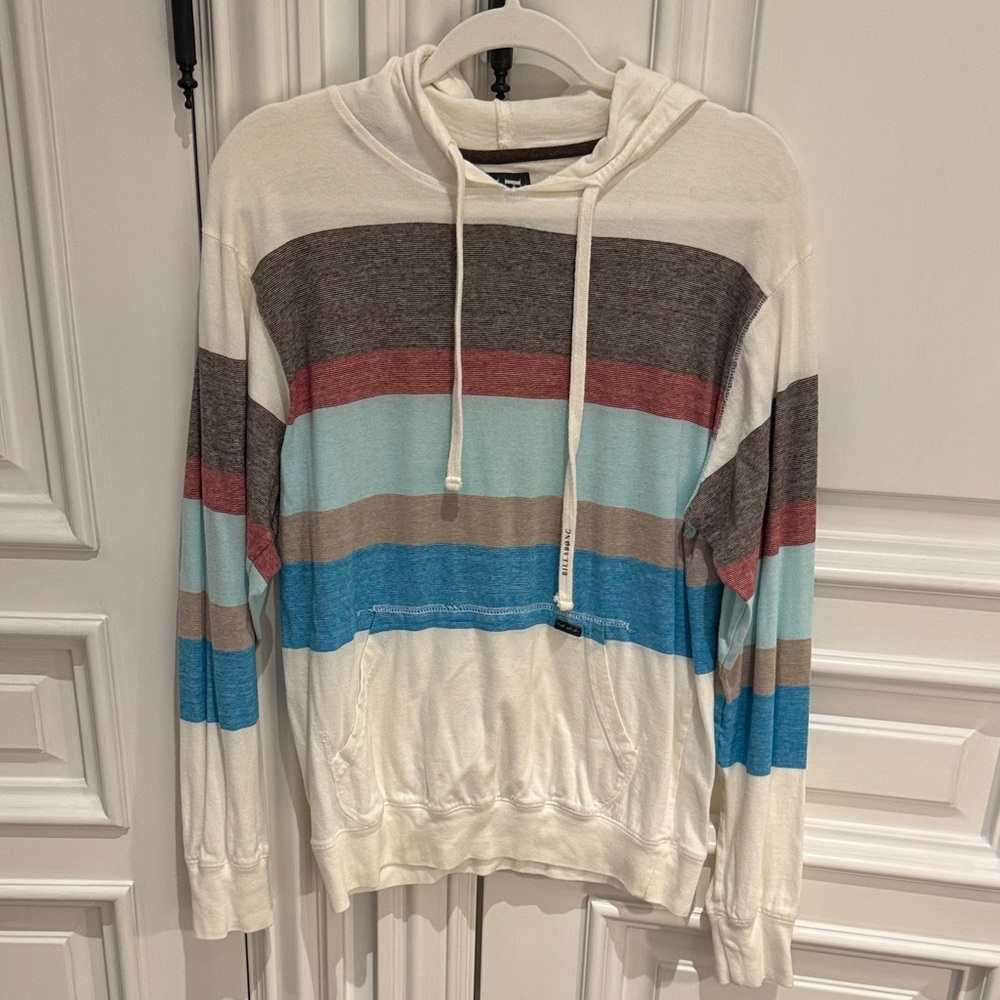 Billabong Cream and Brown Hoodie